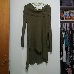 Asymmetrical Off-Shoulder Sweater